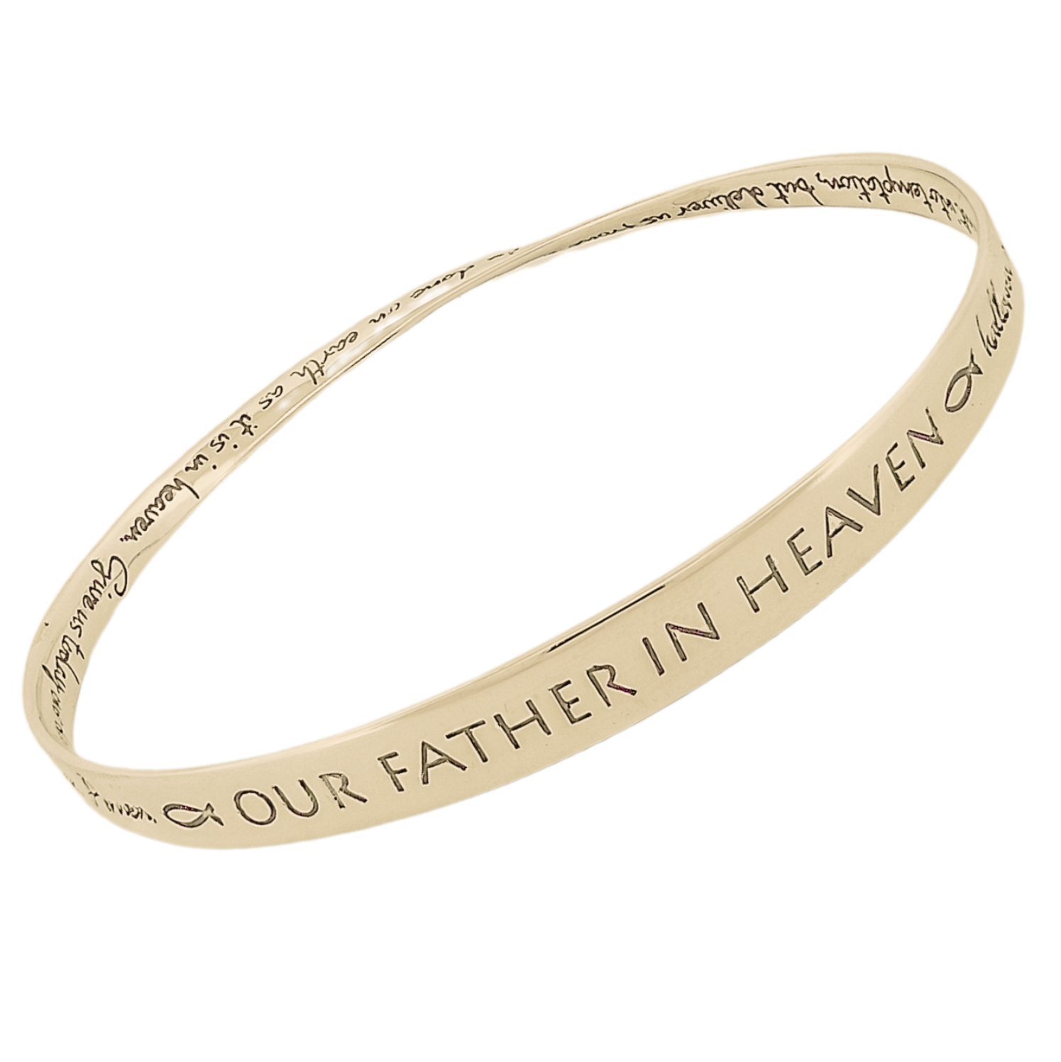 Lord's Prayer NIV 14K Gold