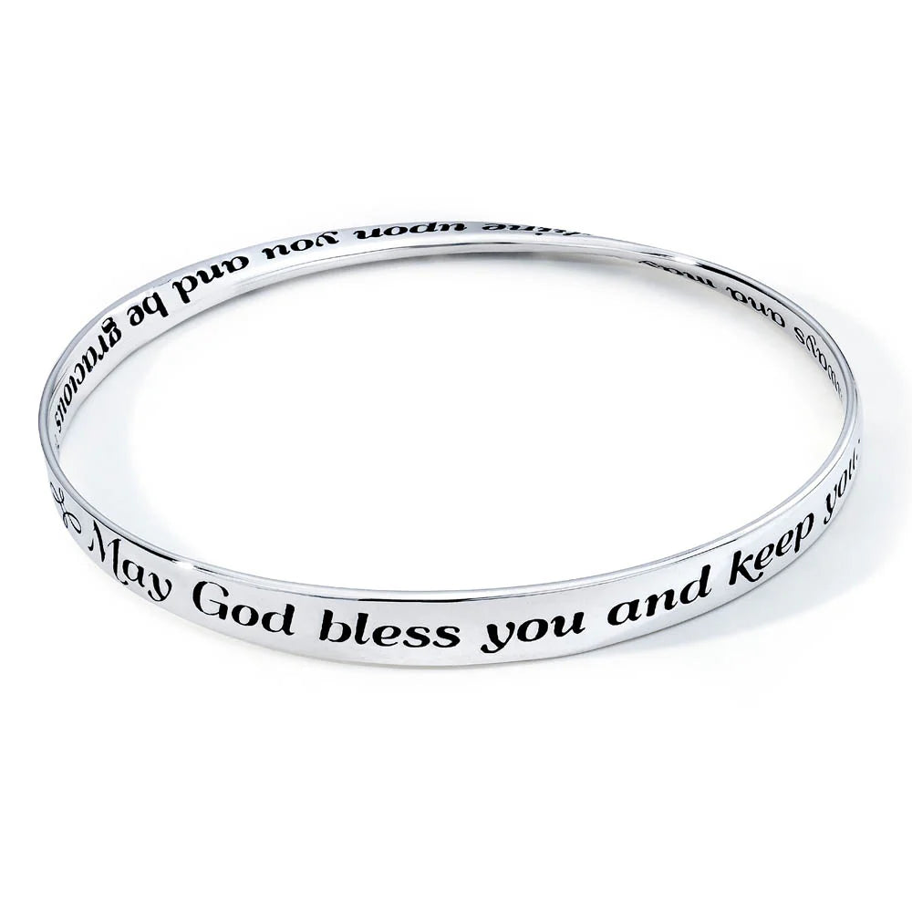 May God Bless You and Keep You - Numbers 6:24-26 14K Gold