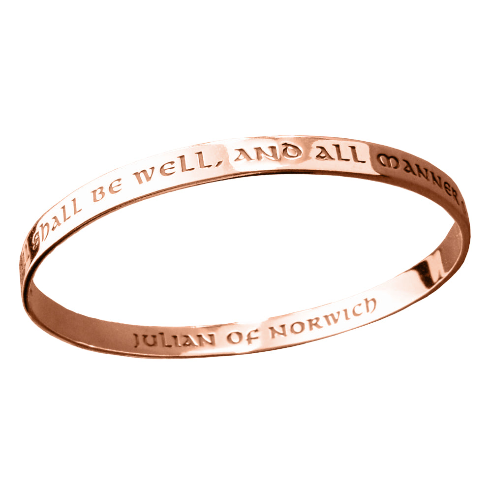 All Shall Be Well  - Julian of Norwich 14K Gold