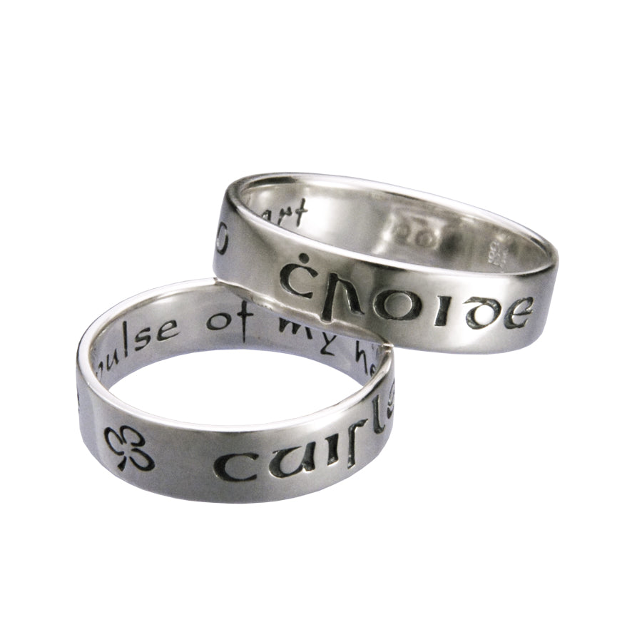 Celtic Knot Signet Mens Loyalty Solid Silver Ring Eternity Wedding Irish  Promise | eBay
